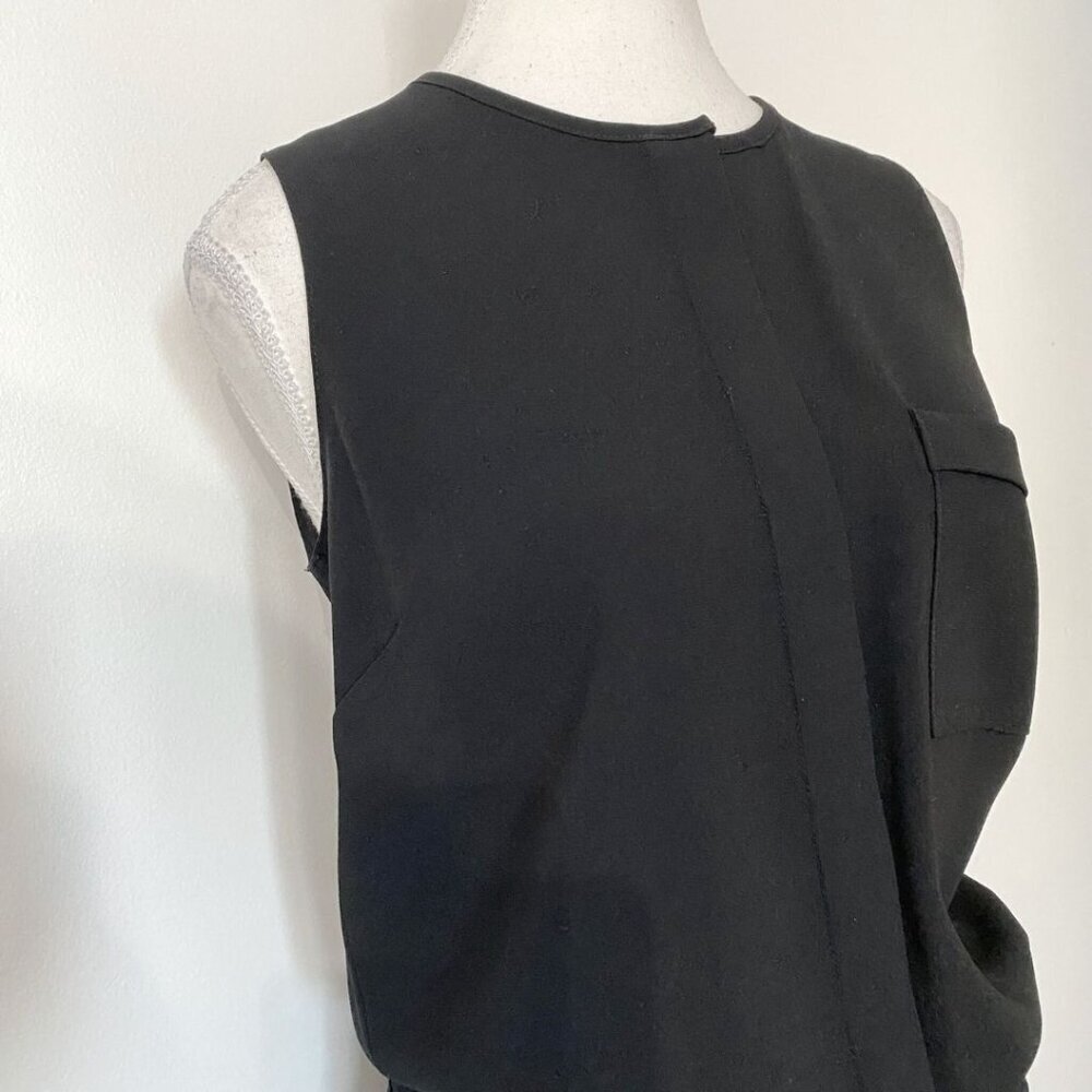 NWOT JUDITH & CHARLES BLACK UTILITY SLEEVELESS FULL LENGTH JUMPSUIT - XS - Picture 5 of 12